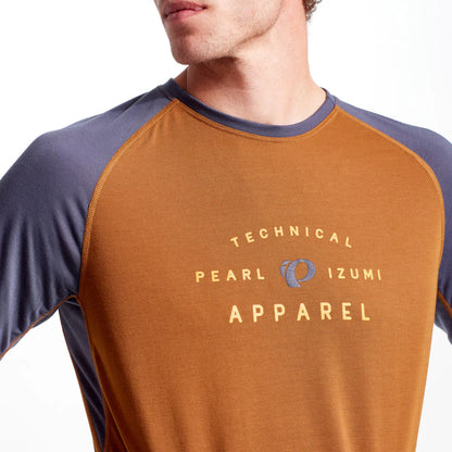 Pearl Izumi Canyon Short Sleeve MTB Jersey - Saddle-Dark Ink