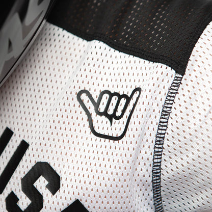 Fasthouse Grindhouse Air Cooled Asher Jersey - White-Black