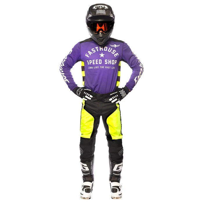 Fasthouse Grindhouse Air Cooled Originals Jersey - Purple-Black