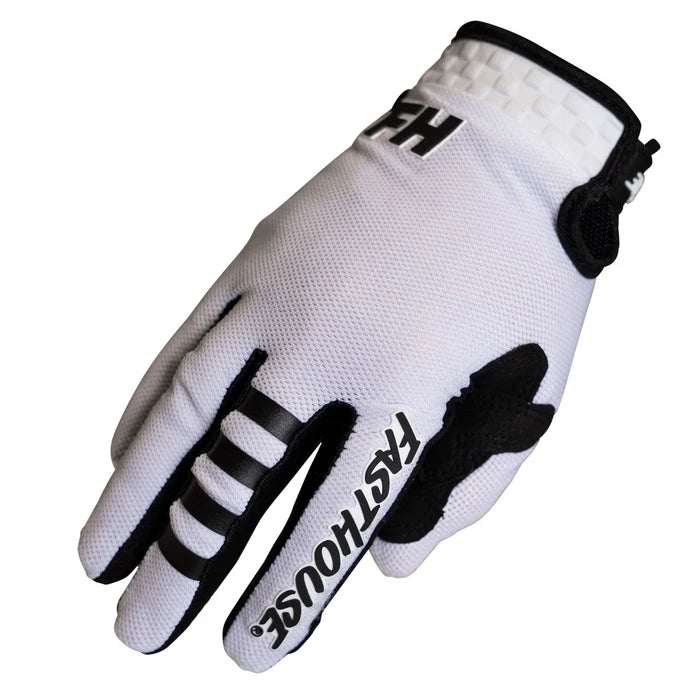 Fasthouse Air Cooled Elrod Air Glove - Youth - White