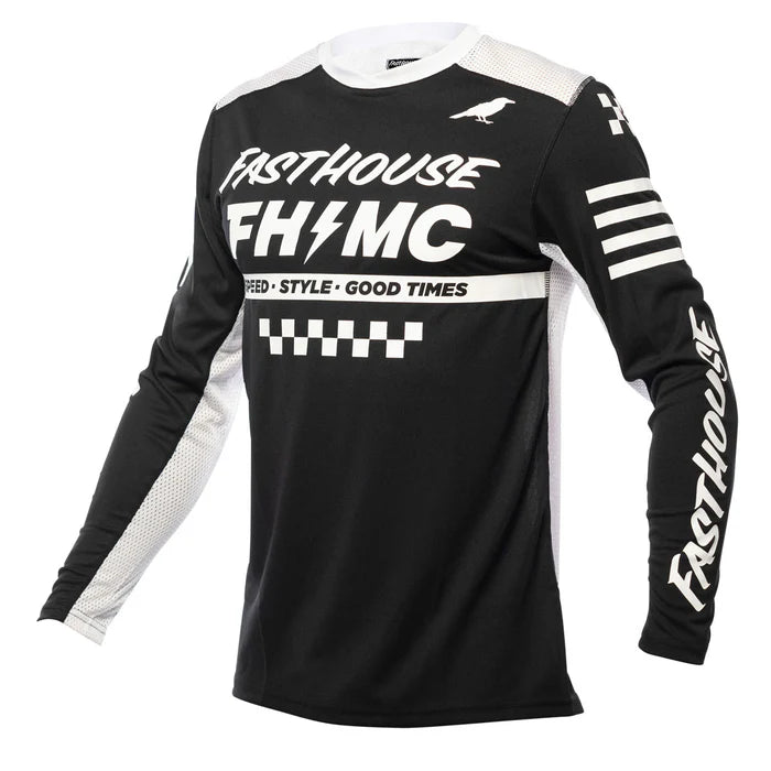 Fasthouse Air Cooled Elrod Jersey - Youth - Black