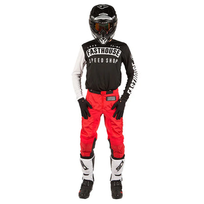 Fasthouse Grindhouse Pant - Solid Red