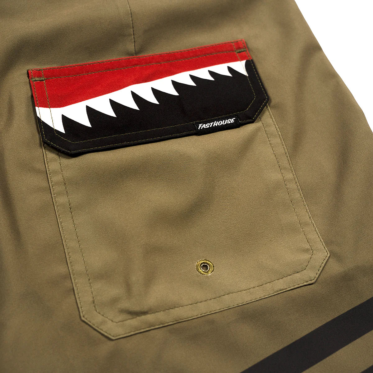 Fasthouse After Hours 3 Pocket Bomber Boardshort - Youth - Olive