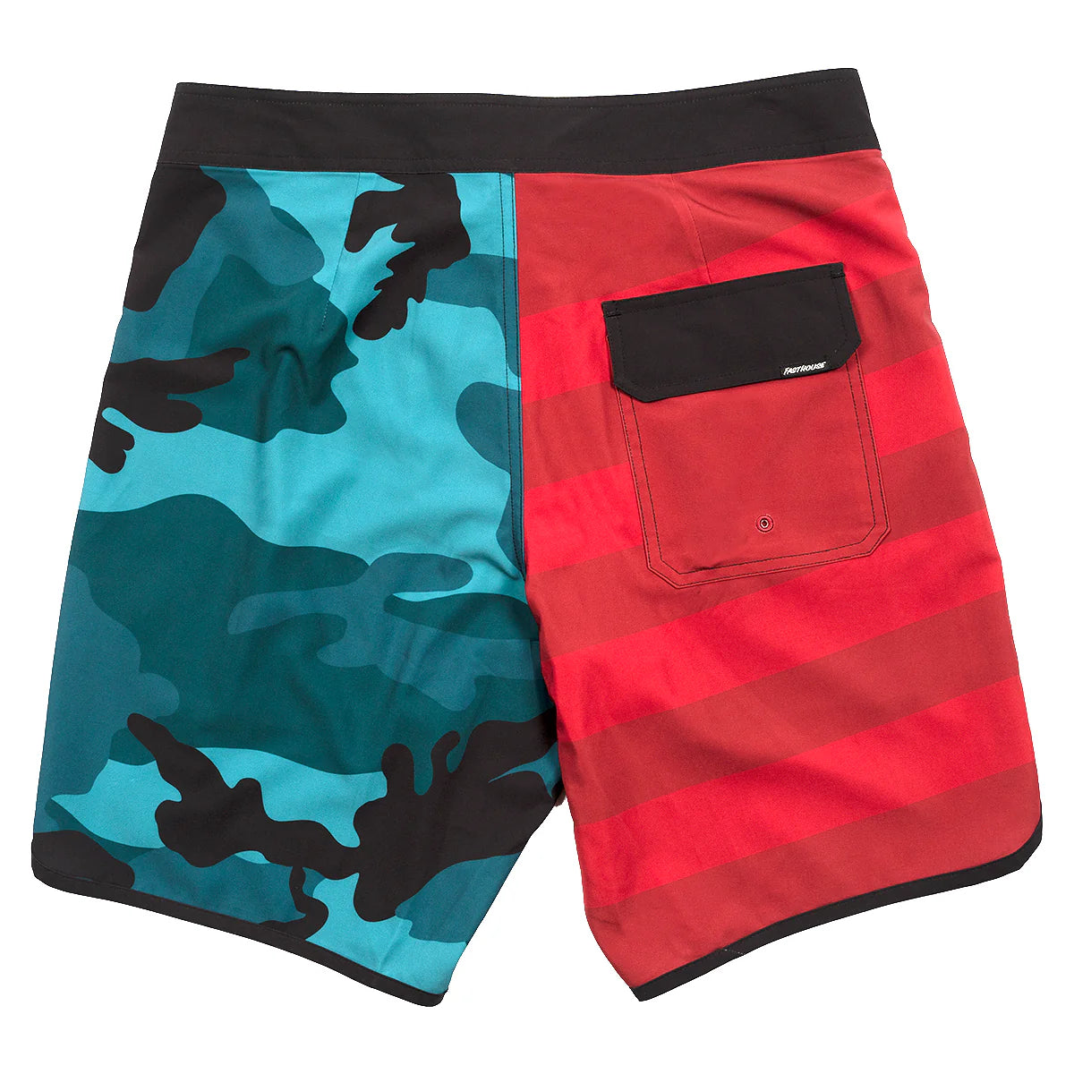 Fasthouse After Hours 18" 3 Pocket Patriot Boardshort - Red-Blue