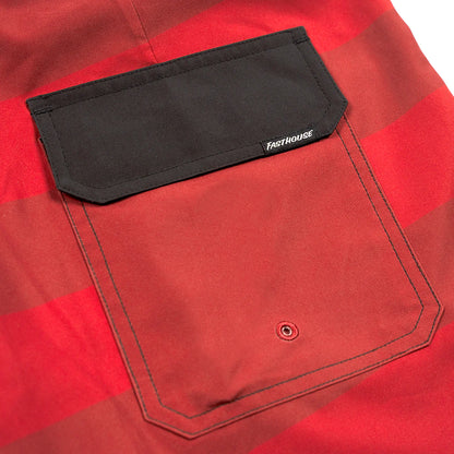 Fasthouse After Hours 18" 3 Pocket Patriot Boardshort - Red-Blue