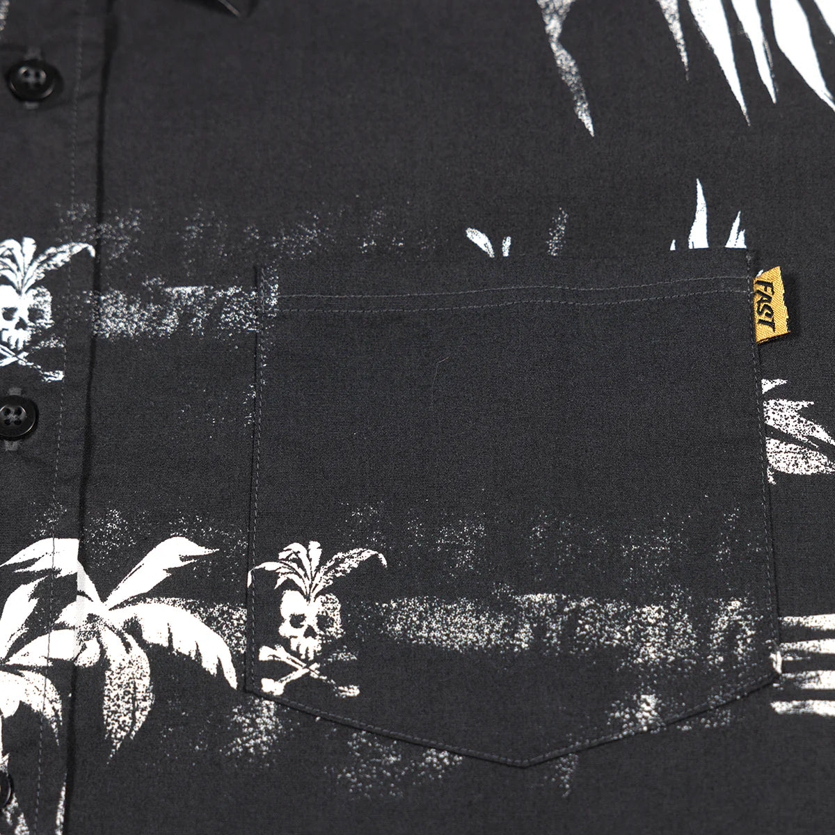Fasthouse Alani Short Sleeve Button Up Shirt - Black