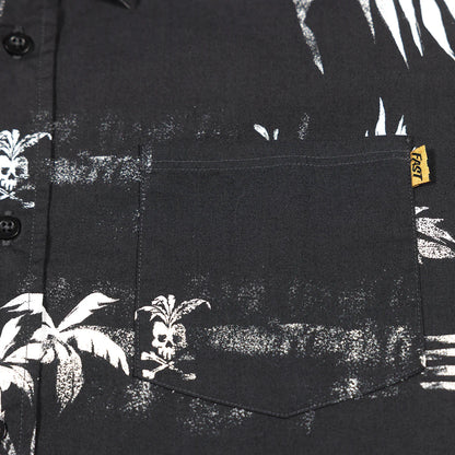 Fasthouse Alani Short Sleeve Button Up Shirt - Black