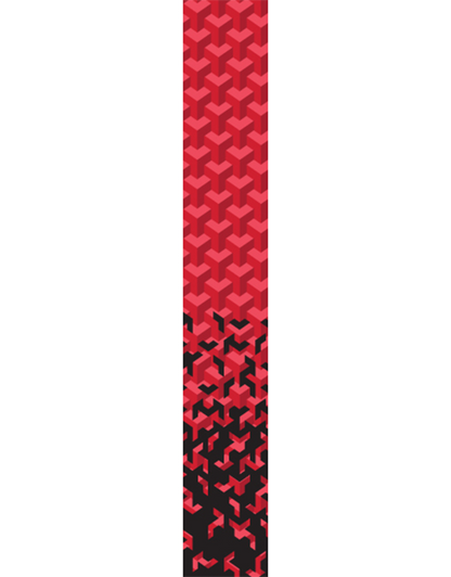 Arundel Art Gecko Bar Tape - Red