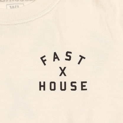 Fasthouse Axiom Crop Tee - Womens - Natural