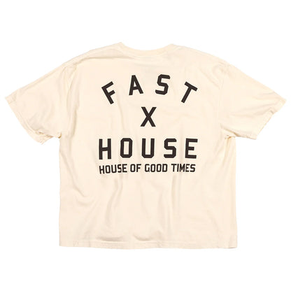 Fasthouse Axiom Crop Tee - Womens - Natural