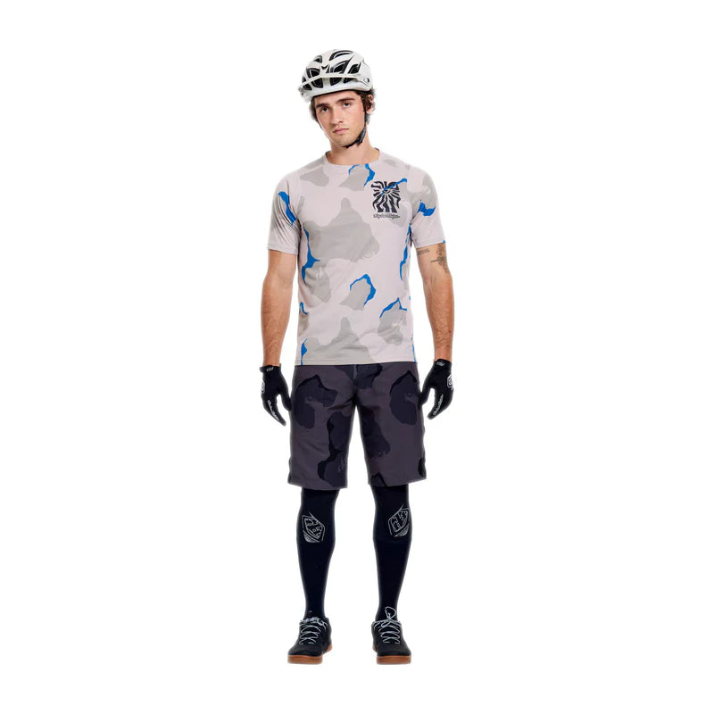Troy Lee Designs Skyline Pro Short Sleeve MTB Jersey - Flow Camo - Pumice