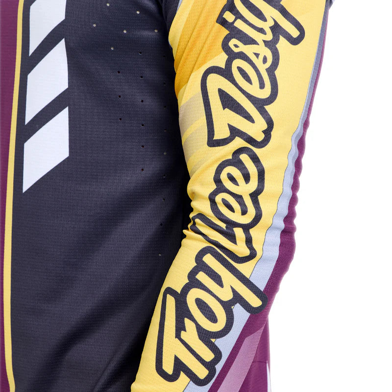 Troy Lee Designs Sprint Pro Short Sleeve MTB Jersey - Lowrider - Sangria