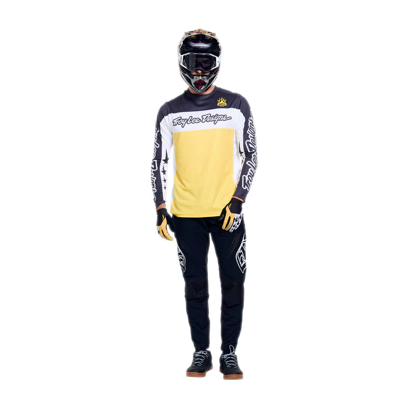 Troy Lee Designs Sprint Pro Short Sleeve MTB Jersey - Yo Moto - Butter