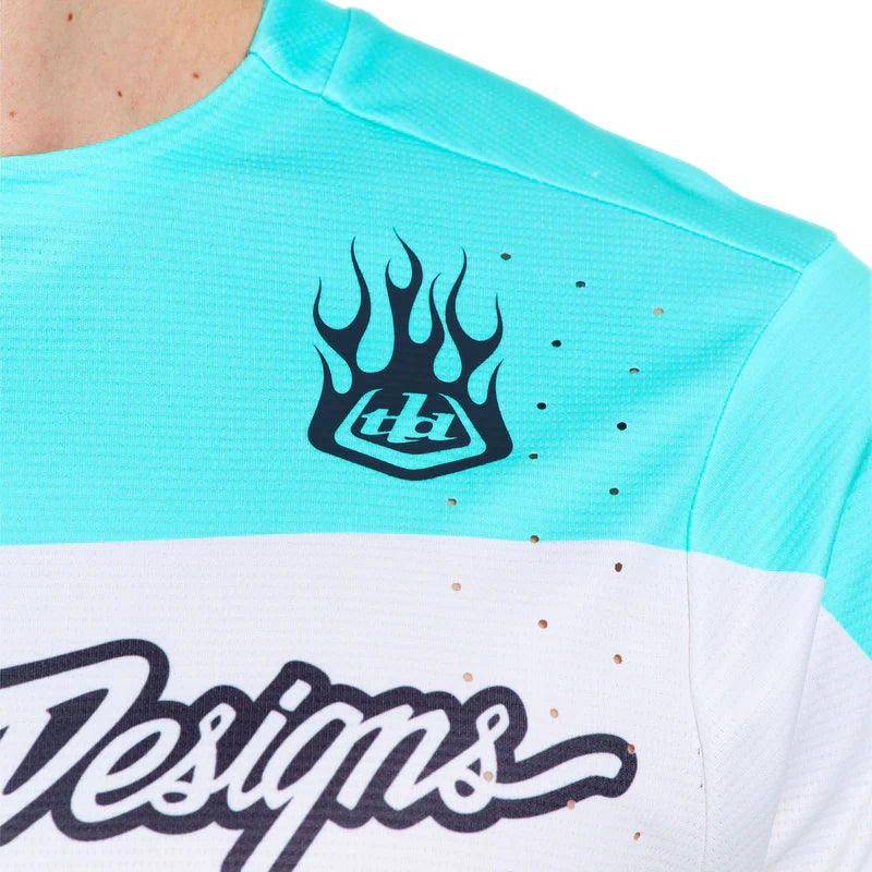 Troy Lee Designs Sprint Pro Short Sleeve MTB Jersey - Yo Moto - Carbon