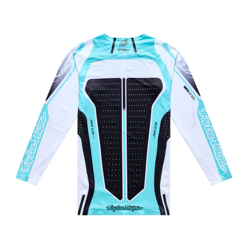 Troy Lee Designs Sprint Ultra Short Sleeve MTB Jersey - Proton - White