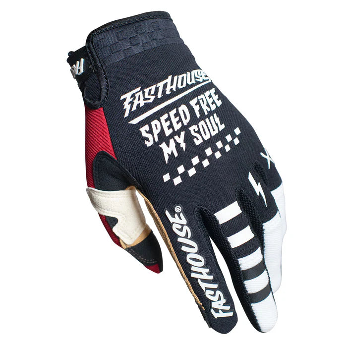 Fasthouse Speed Style Bereman Glove - Youth - Black-Cream