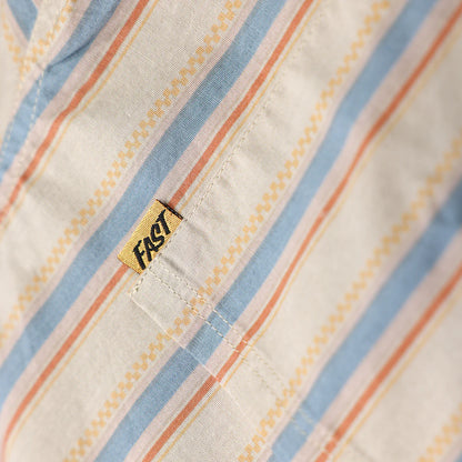 Fasthouse Bess Short Sleeve Button Up Shirt - Cream