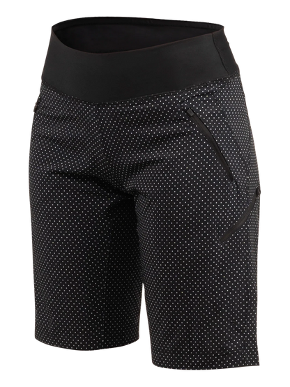 Zoic Bliss MTB Short - Womens - Black Polka Dot
