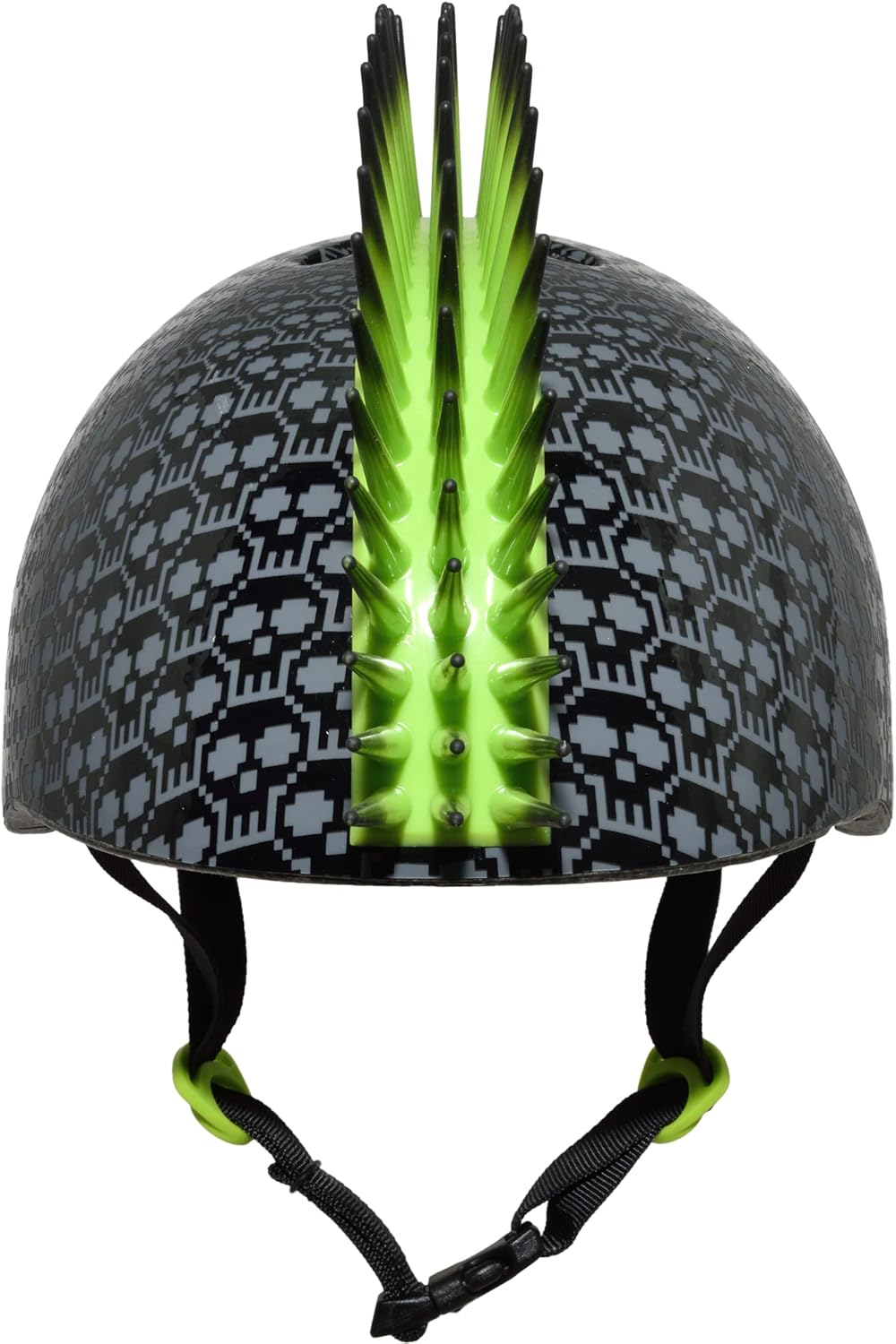 C.Preme Raskullz Bone Block Mohawk Child Helmet - Black-Green