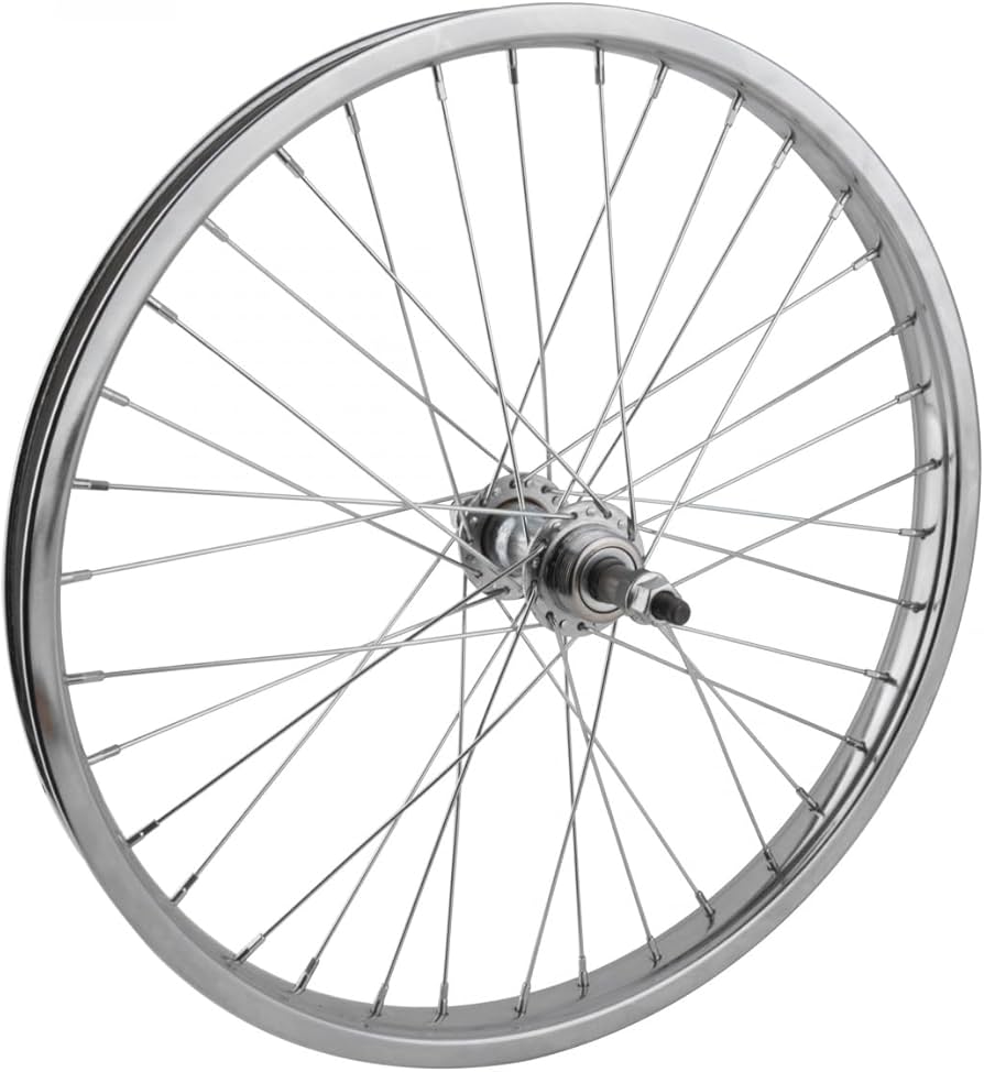 CBO Generic 12" Steel Rear BMX Wheel - Silver