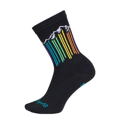 SockGuy 6" Wool Sock - Prism Peak