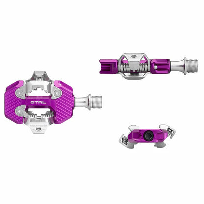 Wolf Tooth Components CTRL Trail Clipless MTB Pedal - Ultraviolet Purple