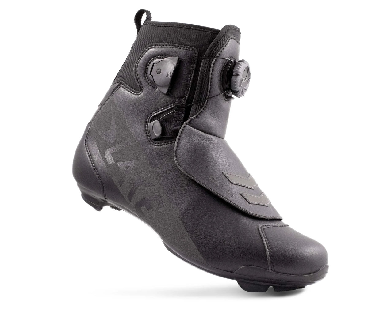 Lake CX146 SPD Winter Road Boot - Wide - Black-Black Reflective