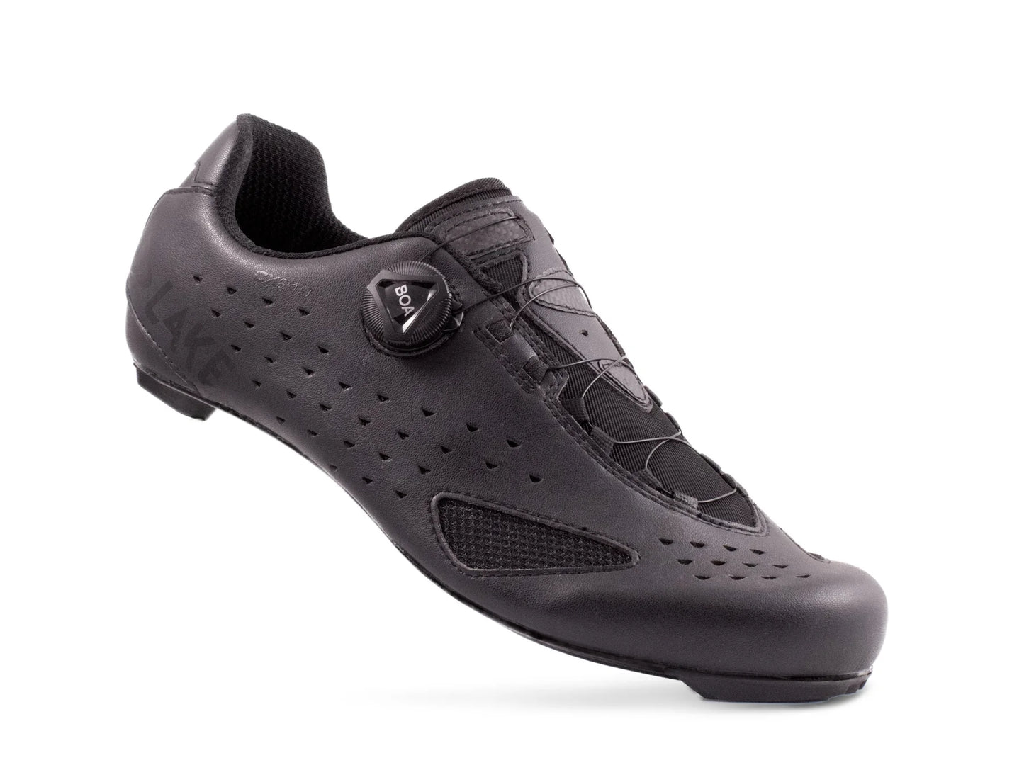 Lake CX219 Road Shoe - Black-Black