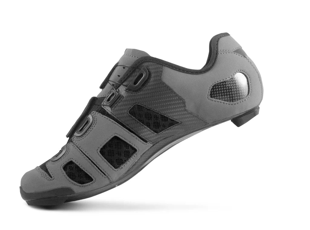 Lake CX242 Road Shoe - Wide - Matt Gray-Black