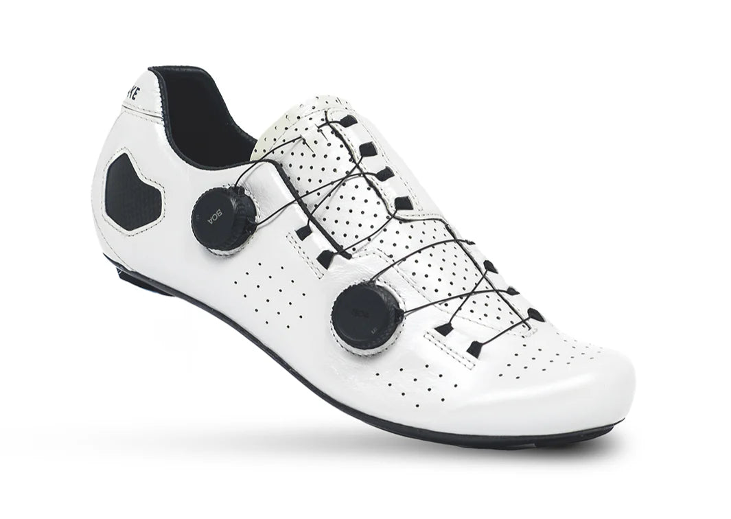 Lake CX333 Road Shoe - Wide - White-Black