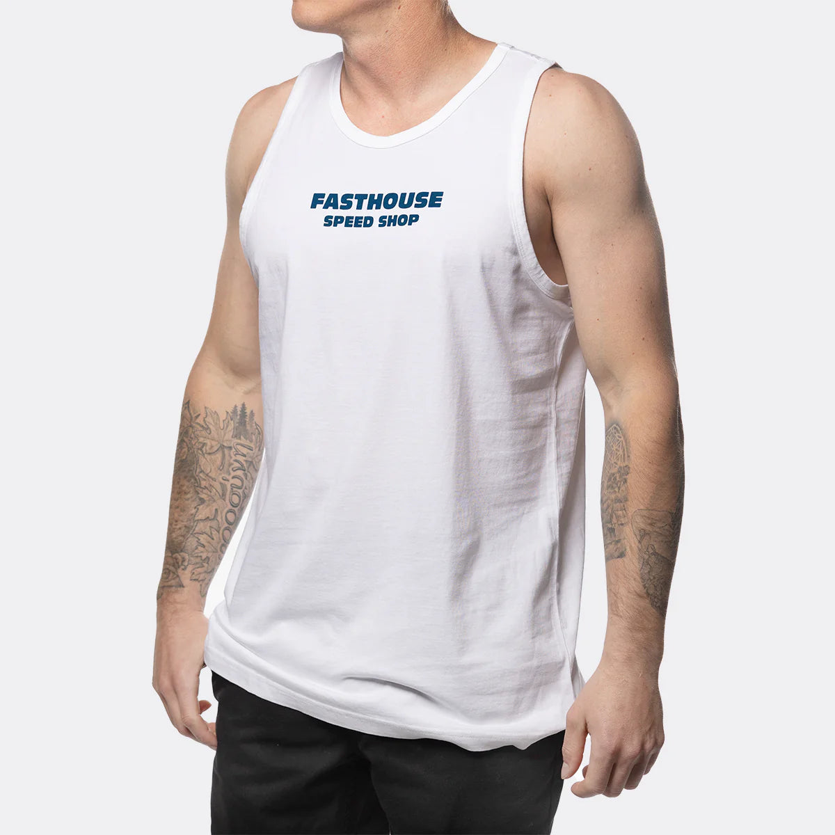 Fasthouse Call Us Tank - White