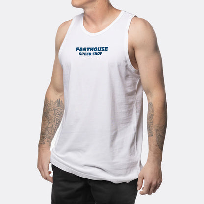 Fasthouse Call Us Tank - White
