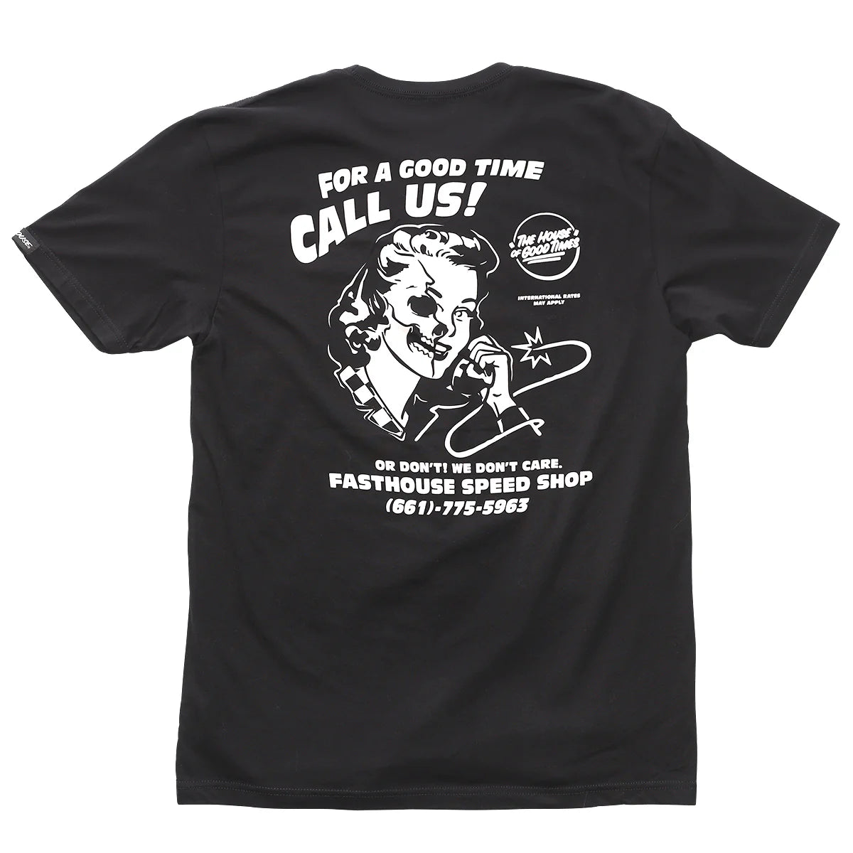 Fasthouse Call Us Tee - Black