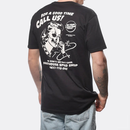 Fasthouse Call Us Tee - Black