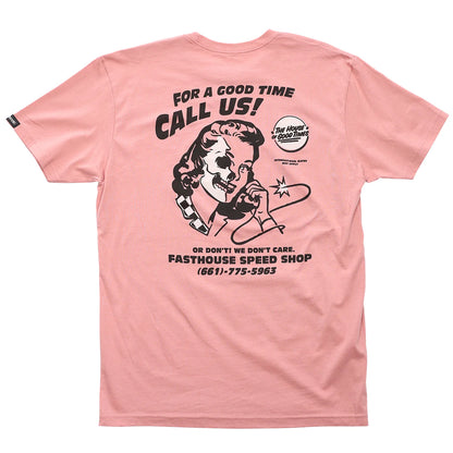 Fasthouse Call Us Tee - Desert Pink