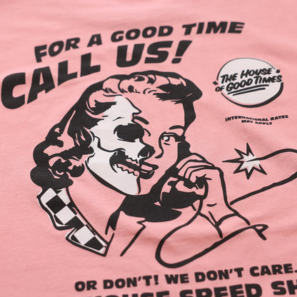 Fasthouse Call Us Tee - Desert Pink