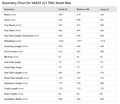 Vaast Bikes U/1 700c Street - Blue