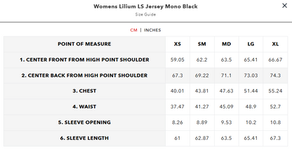 Troy Lee Designs Lilium Long Sleeve MTB Jersey - Womens - Black