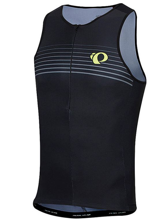 Pearl Izumi Elite Pursuit Graphic Tri Singlet - Black-Screaming Yellow Foil