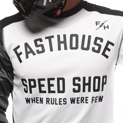 Fasthouse Carbon Jersey - Black-White