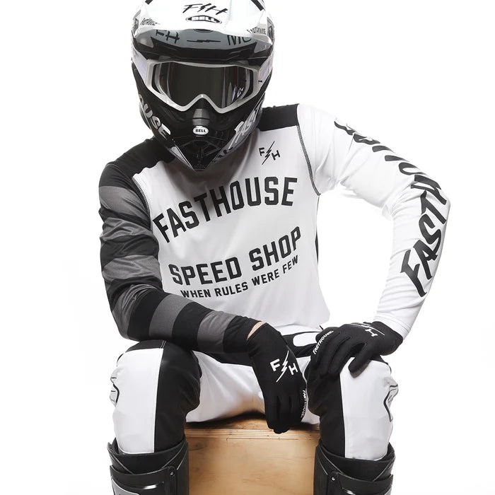 Fasthouse Carbon Jersey - Black-White