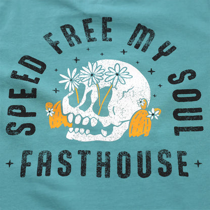 Fasthouse Charmed Tee - Womens - Blue Spruce