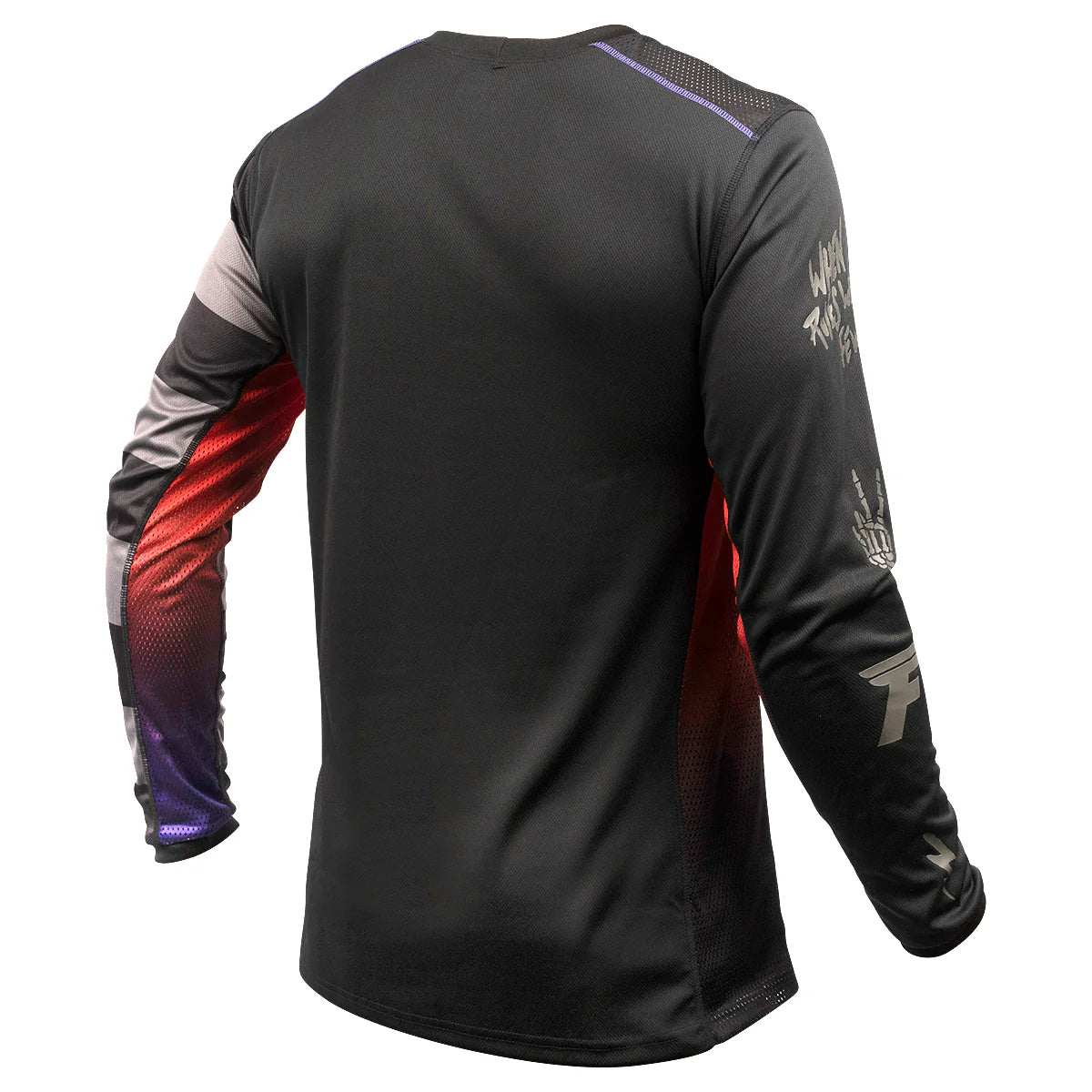 Fasthouse Burn Free Classic Long Sleeve MTB Jersey - Black