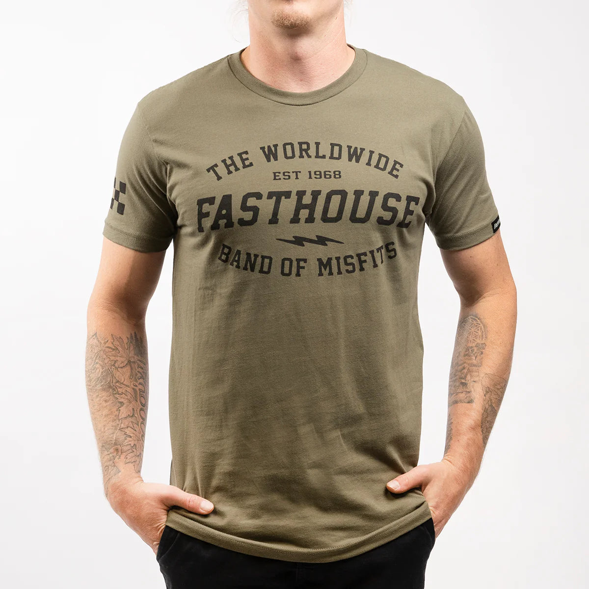 Fasthouse Coalition Tee - Military Green