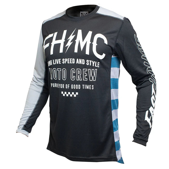 Fasthouse Grindhouse Cypher Jersey - Black-Silver