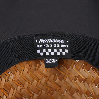 Fasthouse Deco Straw Hat - Youth - Dark Natural
