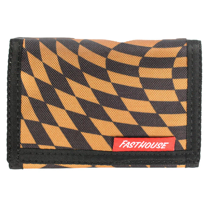 Fasthouse Distortion Tri-Fold Wallet - Vintage Gold