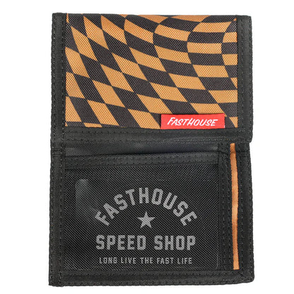 Fasthouse Distortion Tri-Fold Wallet - Vintage Gold