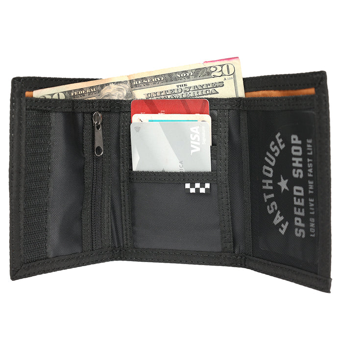 Fasthouse Distortion Tri-Fold Wallet - Vintage Gold