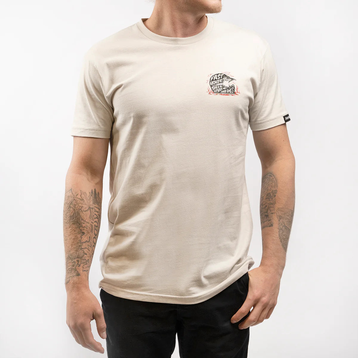 Fasthouse Dust Devil Tee - Sand